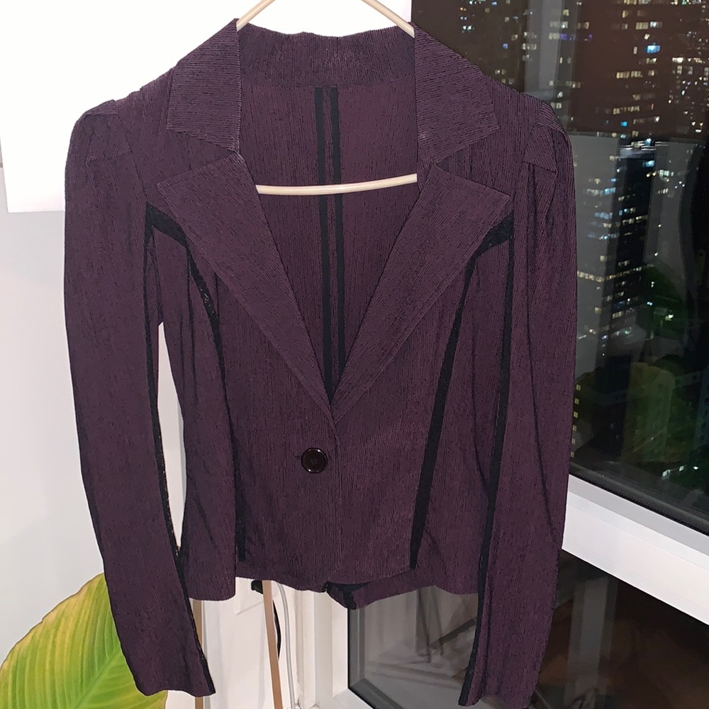 Betsey Johnson purple blazer